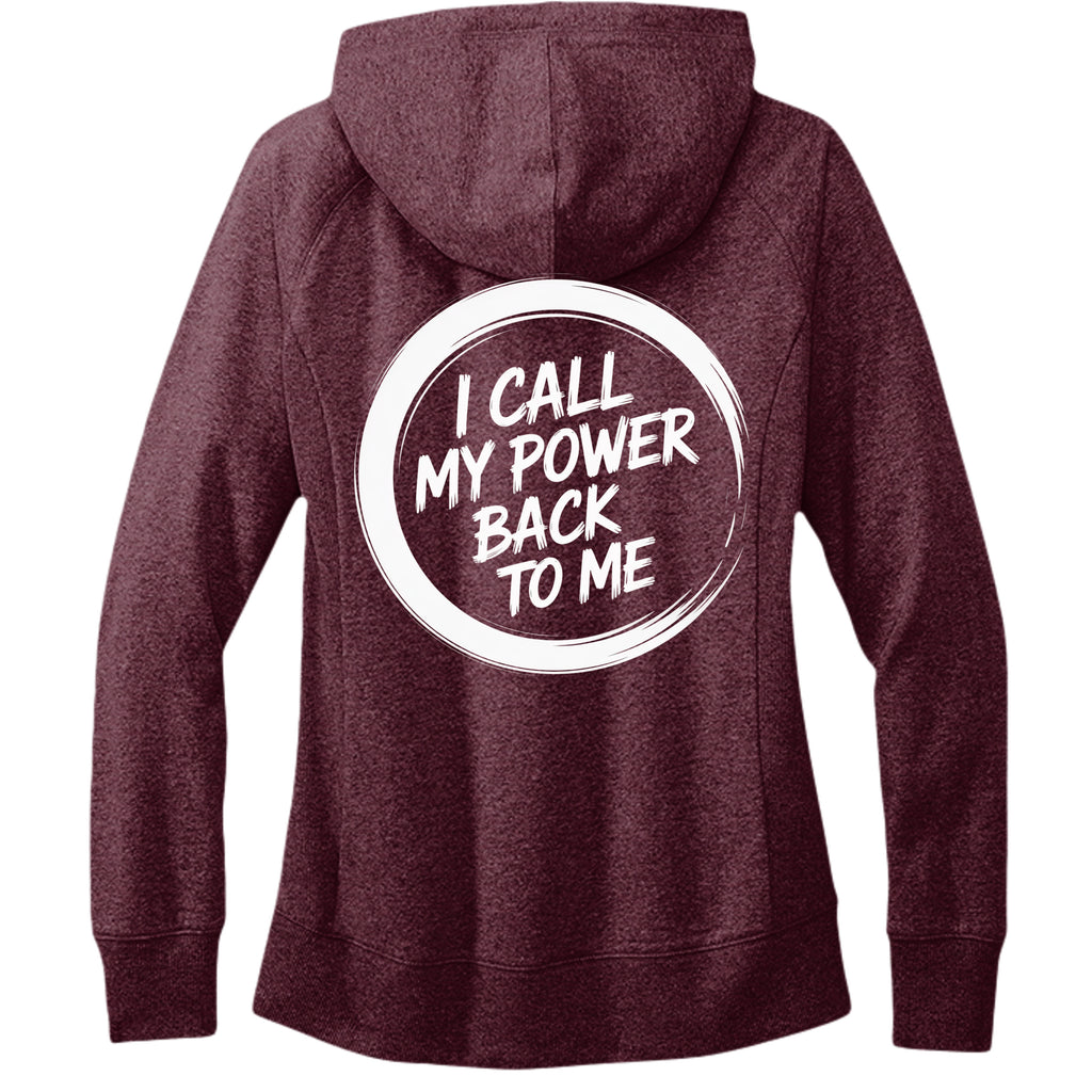 Maroon Heather - DT8101 - BACK