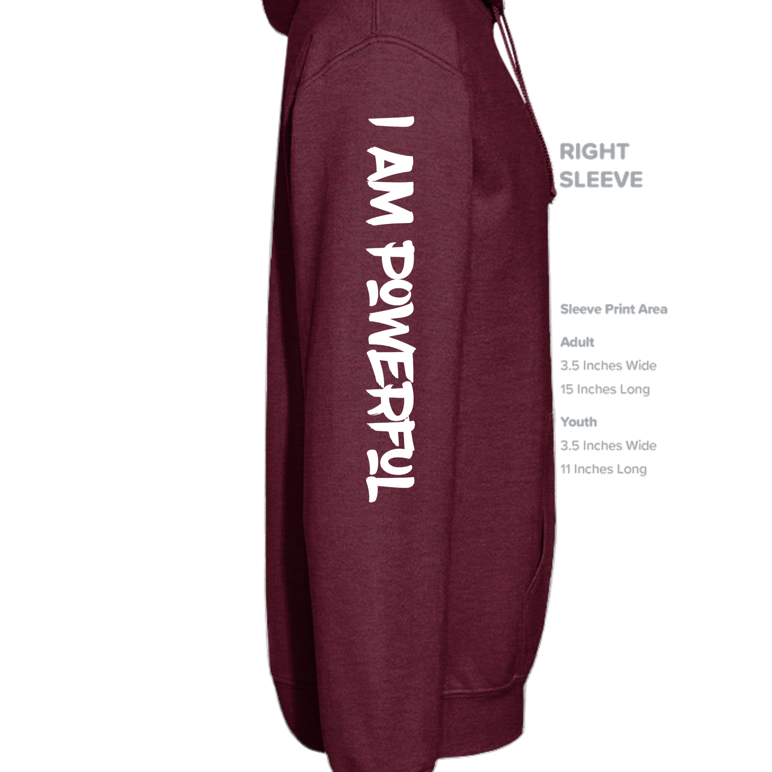 Maroon Heather - DT8101 - SLEEVE_RIGHT