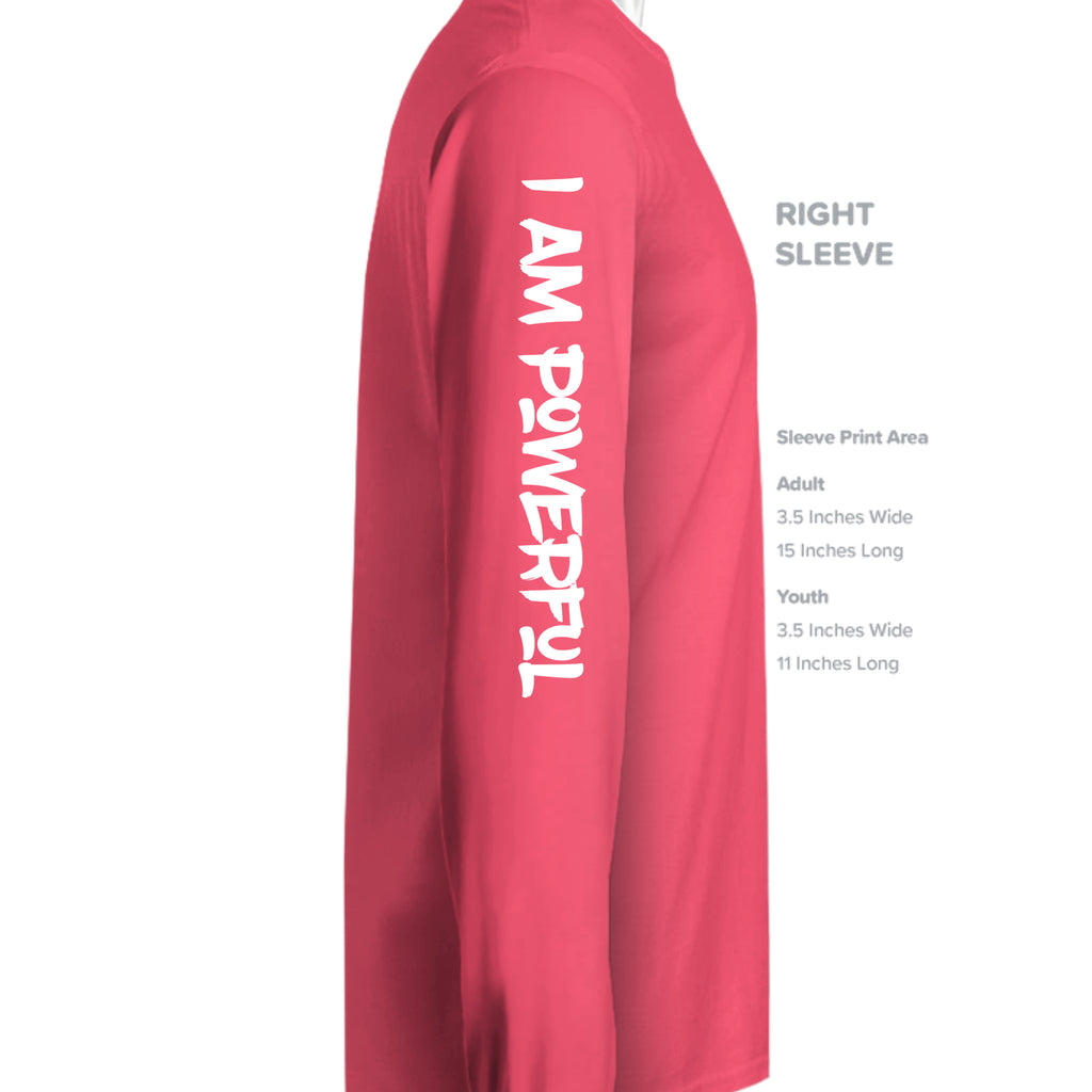 Hot Coral - LST353LS - SLEEVE_RIGHT